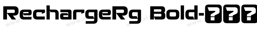 RechargeRg Bold字体转换